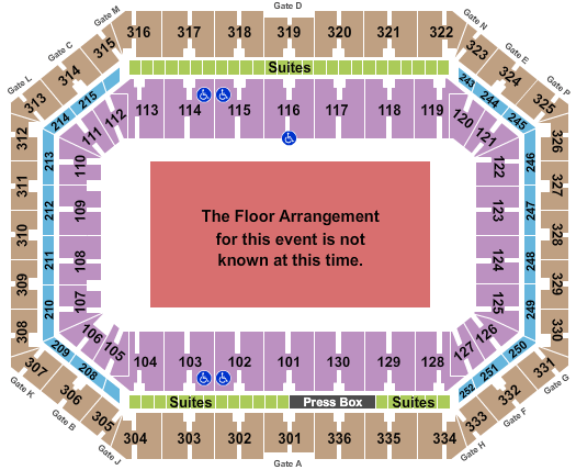 JMA Wireless Dome Chris Brown Seating Chart